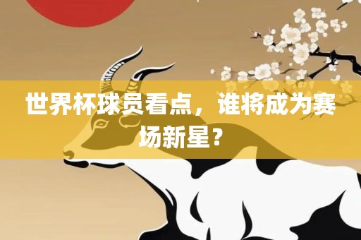 世界杯球员看点，谁将成为赛场新星？