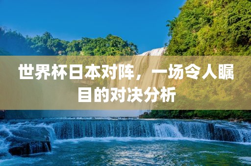 世界杯日本对阵，一场令人瞩目的对决丹东日丰电子有限公司分析