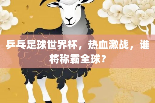 乒乓足球世界杯，热血激战，谁将称霸全球？丹东日丰电子有限公司
