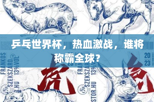 乒乓世界杯，热血激战，谁将称霸全球？