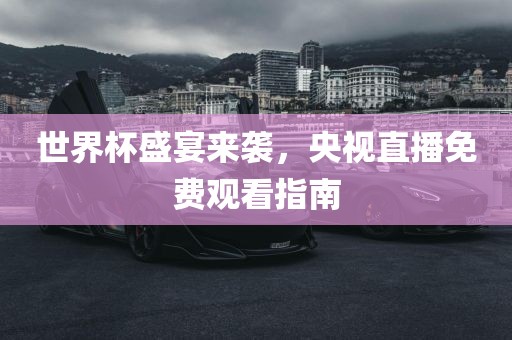 世界杯盛宴来袭，央视直播免费观看指南丹东日丰电子有限公司