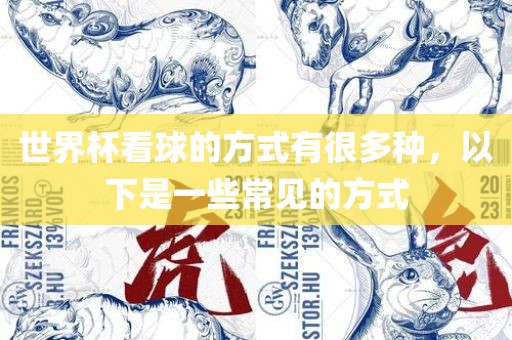 世界杯看球的方式有很多种，以下是一些常见的方式丹东日丰电子有限公司