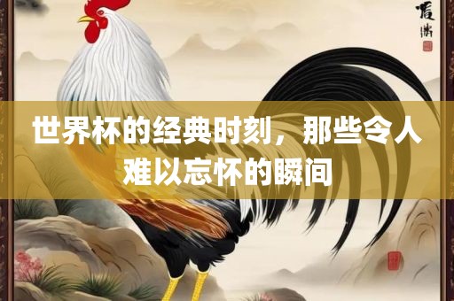 世界杯的经典时刻，那些令人难以忘怀的瞬间丹东日丰电子有限公司
