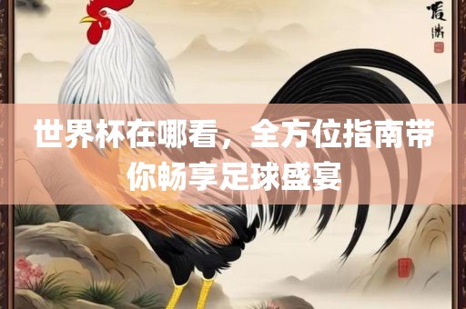 世界杯在哪看，全方位指南带你畅享足球盛宴丹东日丰电子有限公司