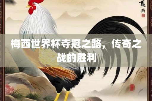 梅西世界杯夺冠之路，传奇之战的胜利丹东日丰电子有限公司